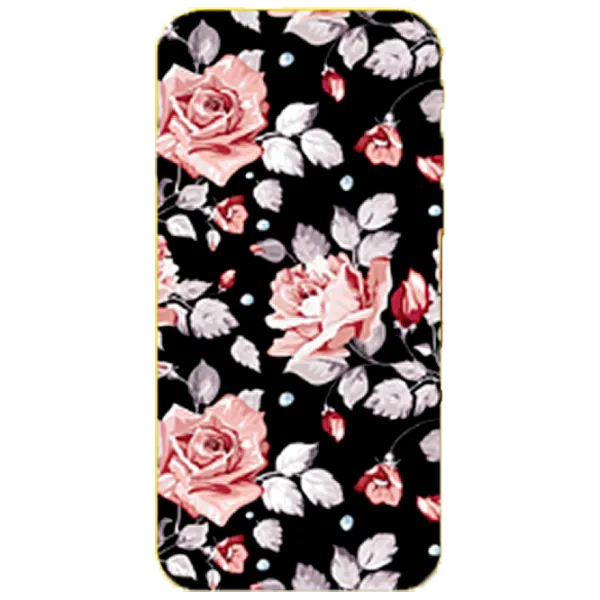Husă pentru smartphone Samsung Galaxy J4 (2018) Hoco/ Back/ TPU/ Flowers Black photo 1