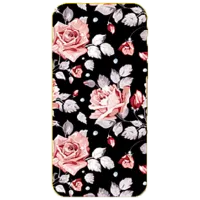 Husă pentru smartphone Samsung Galaxy J4 (2018) Hoco/ Back/ TPU/ Flowers Black