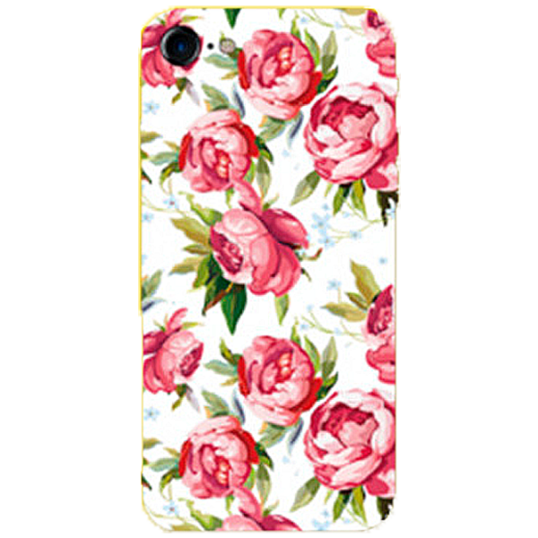Husă pentru smartphone Samsung Galaxy J4 (2018) Hoco/ Back/ TPU/ Flowers White photo 1