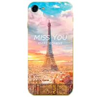 Чехол для смартфона Samsung Galaxy J6 Plus (2018) Hoco/ Back/ TPU/ Paris Желтый