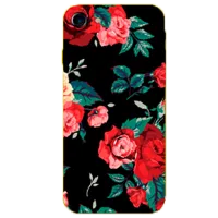 Чехол для смартфона Samsung Galaxy J6 Plus (2018) Hoco/ Back/ TPU/ Flowers Черный