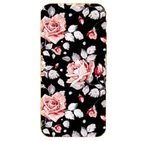 Husa Xiaomi Redmi 6 Hoco Back/ TPU/ Flowers Black