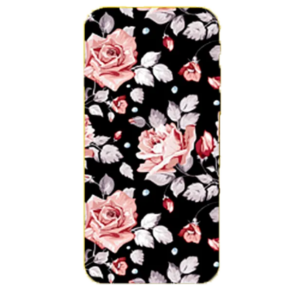 Husa Xiaomi Redmi 6A Hoco Back/ TPU/ Flowers Black photo 1