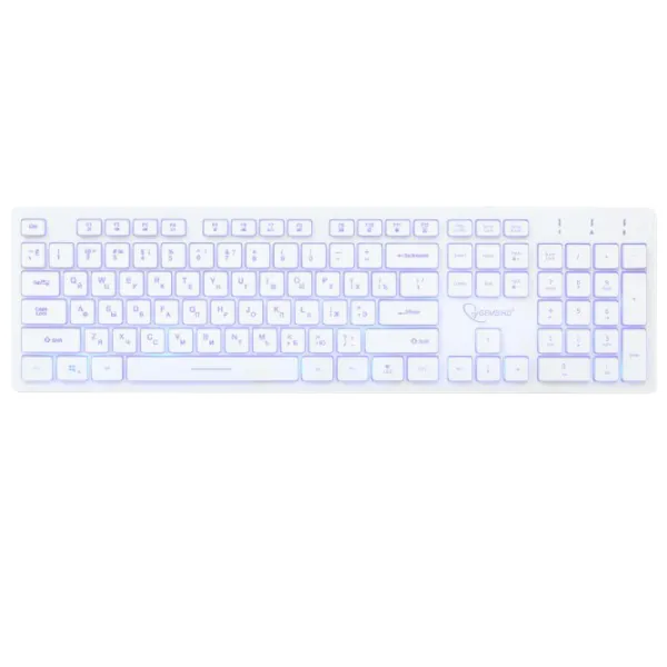 Tastatură Gembird KB-UML3-01 Cu fir/ White photo 1