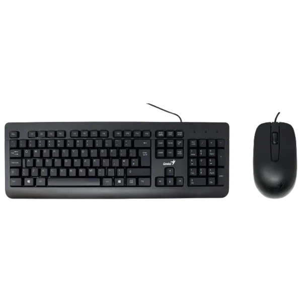 Tastatura & Mouse Genius KM-160 Cu fir/ Black photo 1