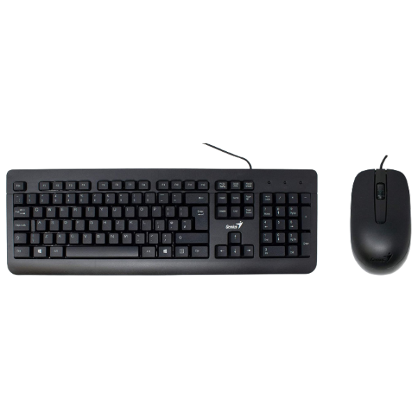 Tastatura & Mouse Genius KM-160 Cu fir/ Black photo 1