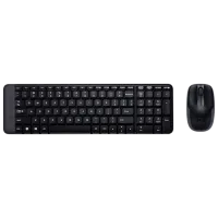 Клавиатура и Мышь Logitech MK 220 Беспроводные/ Черный