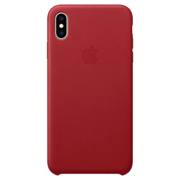 Husă pentru smartphone Apple iPhone XS Max Apple/ Back/ Piele/ PRODUCT Red photo 1 Husă pentru smartphone Apple iPhone XS Max Apple/ Back/ Piele/ PRODUCT Red photo 1