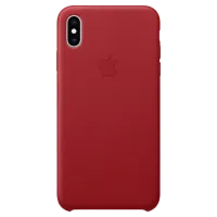 Чехол для смартфона Apple iPhone XS Max Apple/ Back/ Кожа/ PRODUCT Красный