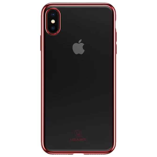 Husă pentru smartphone Apple iPhone XS USAMS/ Back/ TPU/ Transparent Red photo 1 Husă pentru smartphone Apple iPhone XS USAMS/ Back/ TPU/ Transparent Red photo 1