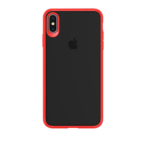 Чехол для смартфона Apple iPhone XS Usams/ Back/ TPU/ PC/ Прозрачный Красный photo 1