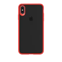 Husă pentru smartphone Apple iPhone XS USAMS/ Back/ TPU/ PC/ Transparent Red