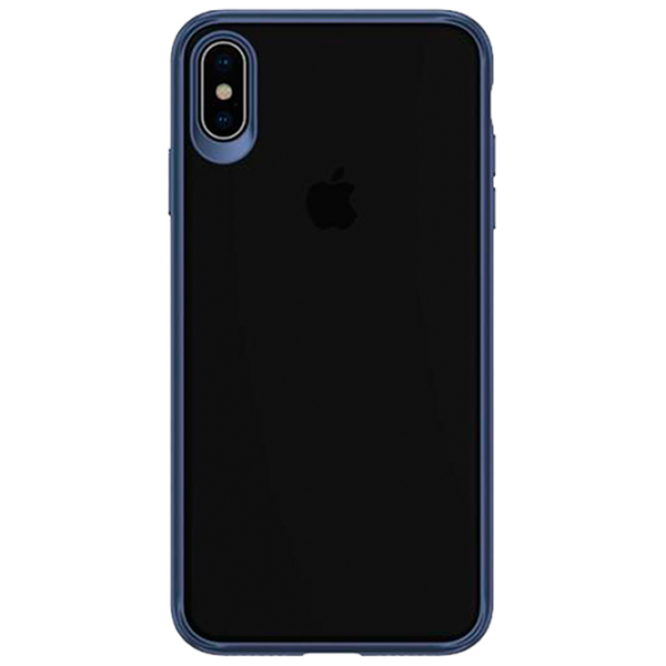 Чехол для смартфона Apple iPhone XS Usams/ Back/ TPU/ Черный Синий photo 1