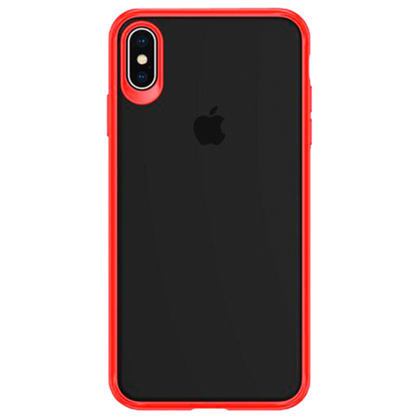 Husă pentru smartphone Apple iPhone XS USAMS/ Back/ TPU/ Black Red photo 1