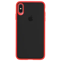 Husă pentru smartphone Apple iPhone XS Max USAMS/ Back/ TPU/ PC/ Transparent Red