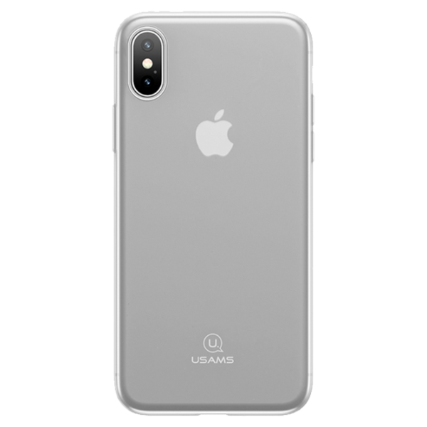Husă pentru smartphone Apple iPhone X USAMS/ Back/ TPU/ Transparent White photo 1