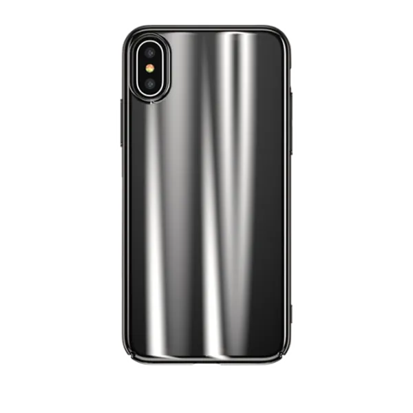 Чехол для смартфона Apple iPhone X Usams/ Back/ PC/ Белый Черный photo 1 Чехол для смартфона Apple iPhone X Usams/ Back/ PC/ Белый Черный photo 1