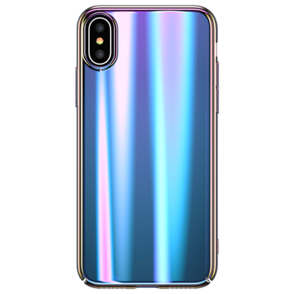 Husă pentru smartphone Apple iPhone X USAMS/ Back/ PC/ Blue photo 1 Husă pentru smartphone Apple iPhone X USAMS/ Back/ PC/ Blue photo 1