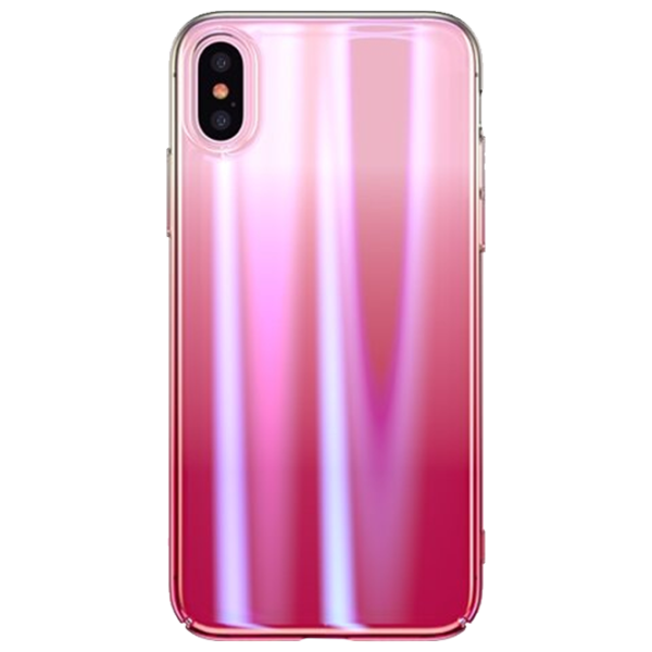 Husă pentru smartphone Apple iPhone X USAMS/ Back/ PC/ Red photo 1 Husă pentru smartphone Apple iPhone X USAMS/ Back/ PC/ Red photo 1