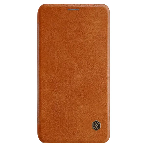 Husa Samsung Galaxy J4 (2018) Nillkin Flip Cover/ Leather/ Gold photo 1