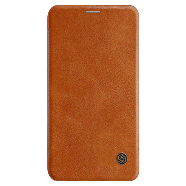 Husa Samsung Galaxy J4 (2018) Nillkin Flip Cover/ Leather/ Gold photo 1