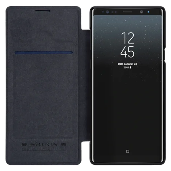 Husa Samsung Galaxy Note 9 Nillkin Flip Cover/ Leather/ Black photo 1
