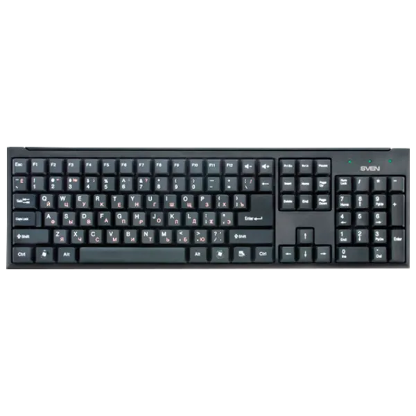 Клавиатура Sven Standard 303 Проводная/ Черный photo 1