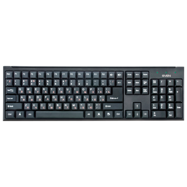 Клавиатура Sven Standard 303 Проводная/ Черный photo 1