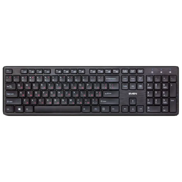 Tastatură Sven KB-E5800W Fără fir/ Black photo 1