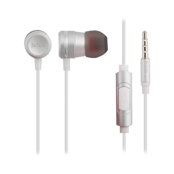 Наушники Hoco M16 Ling sound metal Серебристый Проводная/ Персональный photo 1 Наушники Hoco M16 Ling sound metal Серебристый Проводная/ Персональный photo 1