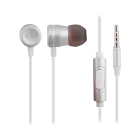 Наушники Hoco M16 Ling sound metal Серебристый Проводная/ Персональный