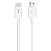 Кабель для телефона X23 Hoco USB Type-A + USB Type-C 1 м/ Белый