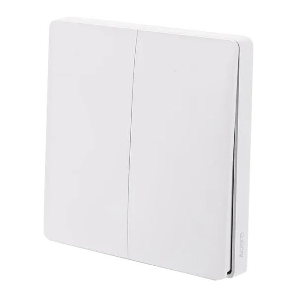 Comutator Smart Xiaomi Aqara Double Key Белый photo 1 Comutator Smart Xiaomi Aqara Double Key Белый photo 1
