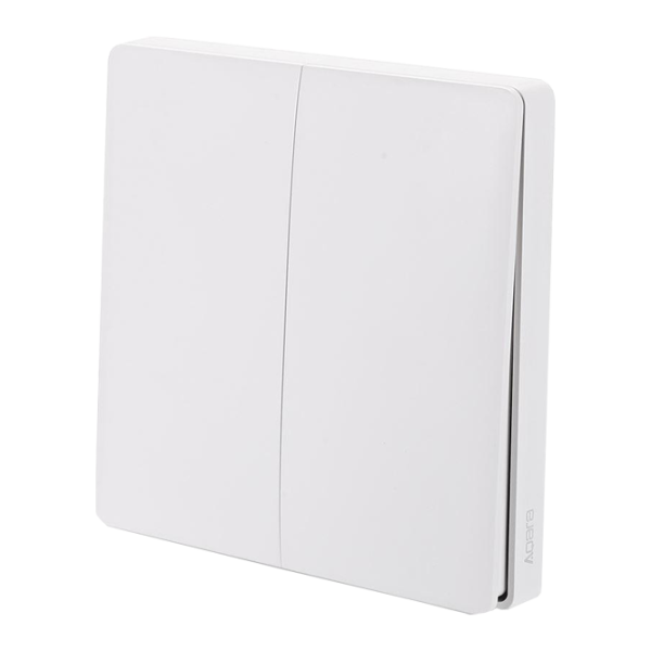 Comutator Smart Xiaomi Aqara Double Key Белый photo 1 Comutator Smart Xiaomi Aqara Double Key Белый photo 1