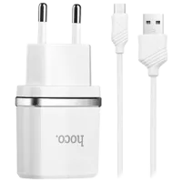 Сетевое зарядное устройство Hoco C12 Type-C Белый