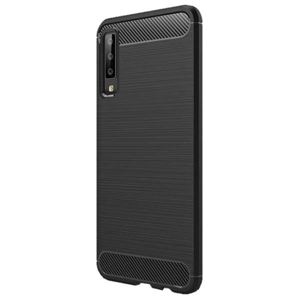 Husă pentru smartphone Samsung Galaxy A7 (2018) Cover X/ Back/ TPU/ Black photo 1