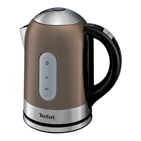 Ceainic Electric Tefal KI4009RU 1.5 l/ Ascuns spirală/ Bronze Black photo 1