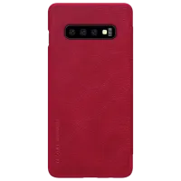 Чехол для смартфона Samsung Galaxy S10 Nillkin/ Flip Cover/ Кожа/ Красный