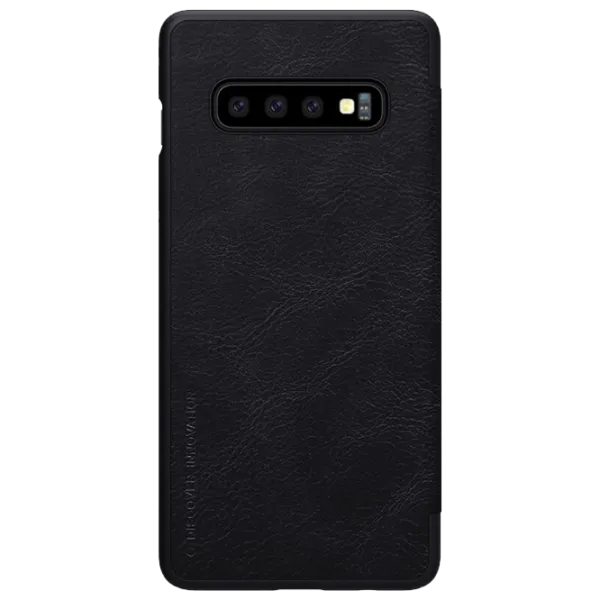 Husă pentru smartphone Samsung Galaxy S10 Nillkin/ Flip Cover/ Piele/ Black photo 1