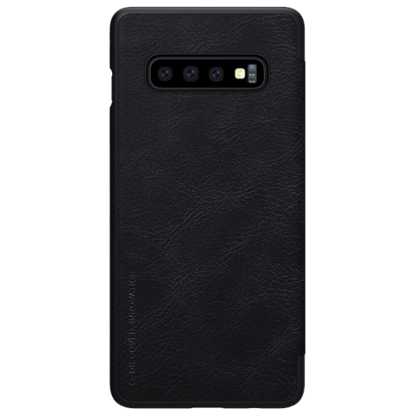 Husă pentru smartphone Samsung Galaxy S10 Nillkin/ Flip Cover/ Piele/ Black photo 1