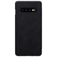 Husă pentru smartphone Samsung Galaxy S10 Nillkin/ Flip Cover/ Piele/ Black