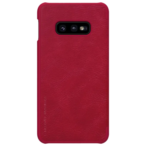 Husă pentru smartphone Samsung Galaxy S10e Nillkin/ Flip Cover/ Piele/ Red photo 1