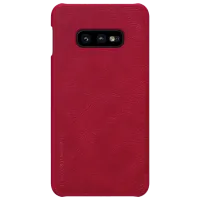 Husă pentru smartphone Samsung Galaxy S10e Nillkin/ Flip Cover/ Piele/ Red