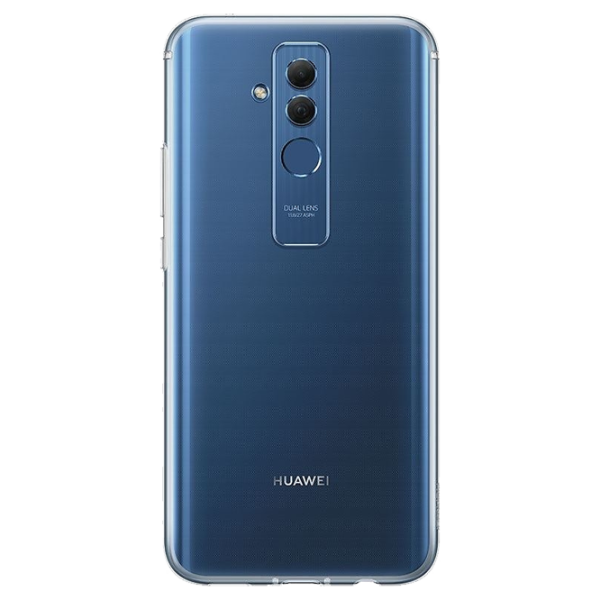 Husa Huawei Mate 10 Lite Original Back/ TPU/ Transparent White photo 1