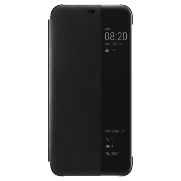 Husa Huawei Mate 10 Lite Original Flip Cover View/ PU/ Black photo 1