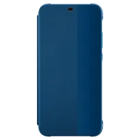 Husă pentru smartphone Huawei P20 Lite Huawei/ Flip Cover View/ PU/ Blue