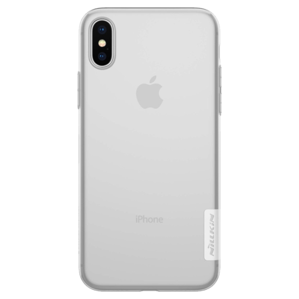 Husa Apple iPhone X Nillkin Back Ultra Thin/ TPU/ Transparent White photo 1
