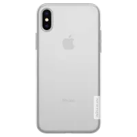 Husa Apple iPhone X Nillkin Back Ultra Thin/ TPU/ Transparent White