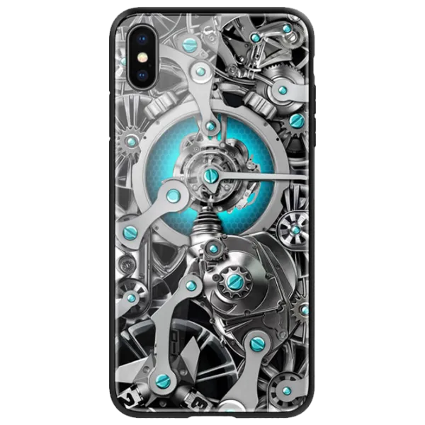 Husă pentru smartphone Apple iPhone XS Max Nillkin/ Back/ TPU/ PC/ White Black photo 1