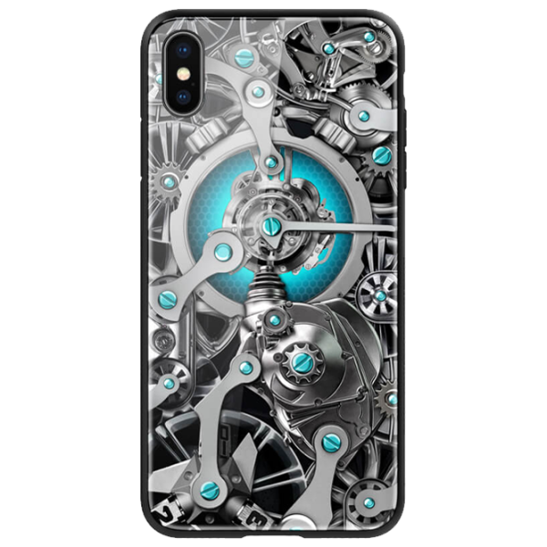 Husă pentru smartphone Apple iPhone XS Max Nillkin/ Back/ TPU/ PC/ White Black photo 1